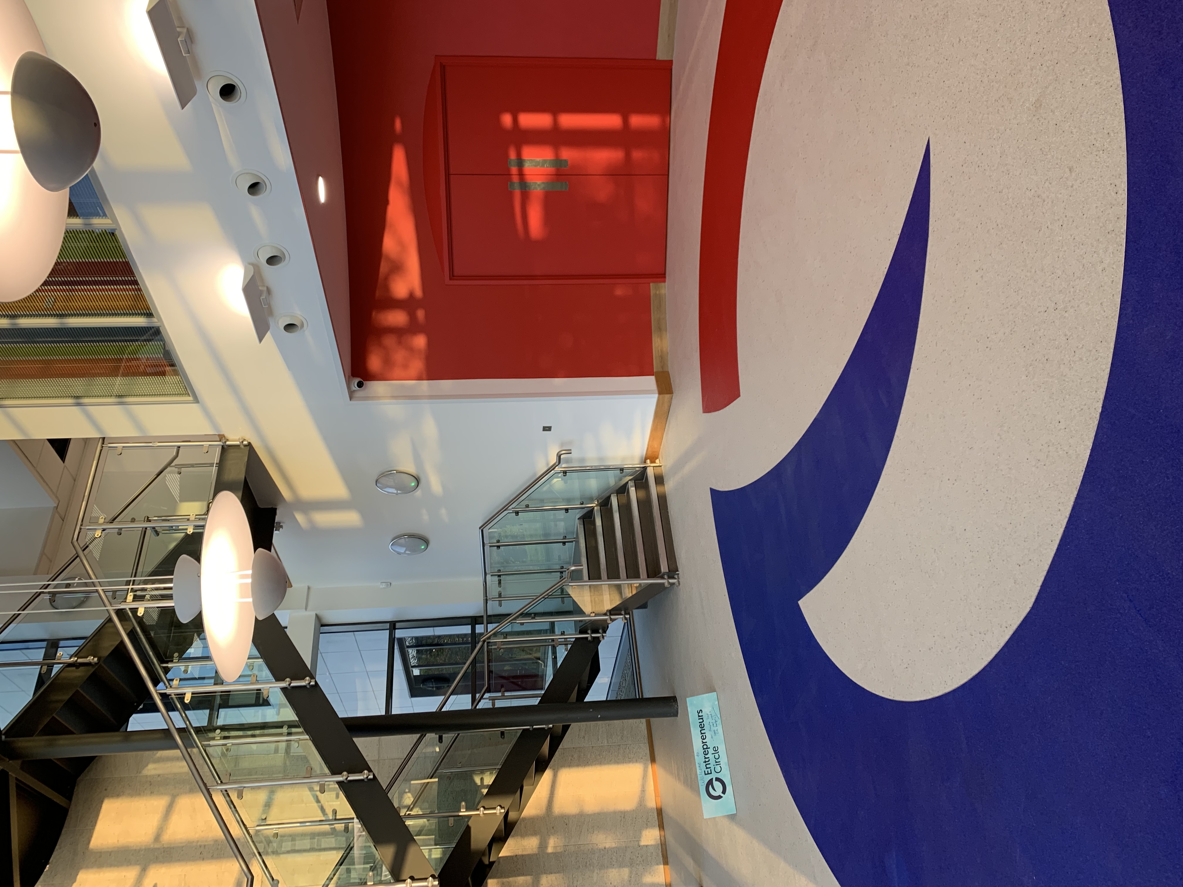 Modern commercial office space with contemporary design
